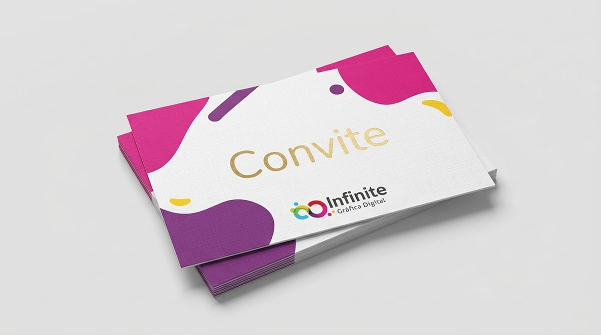 Papel Telado com textura de linho para convites.