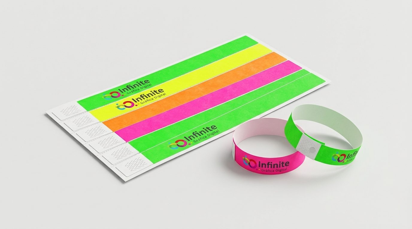 Pulseira de Identificação Tyvek